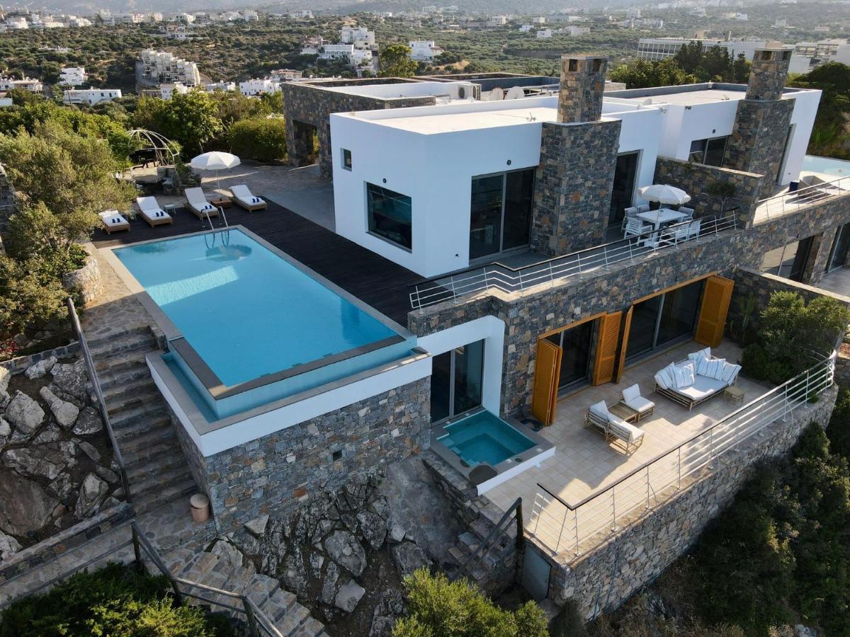 Villa Aiolos: Above The Sea, Within Agios Nikolaos Exteriér fotografie