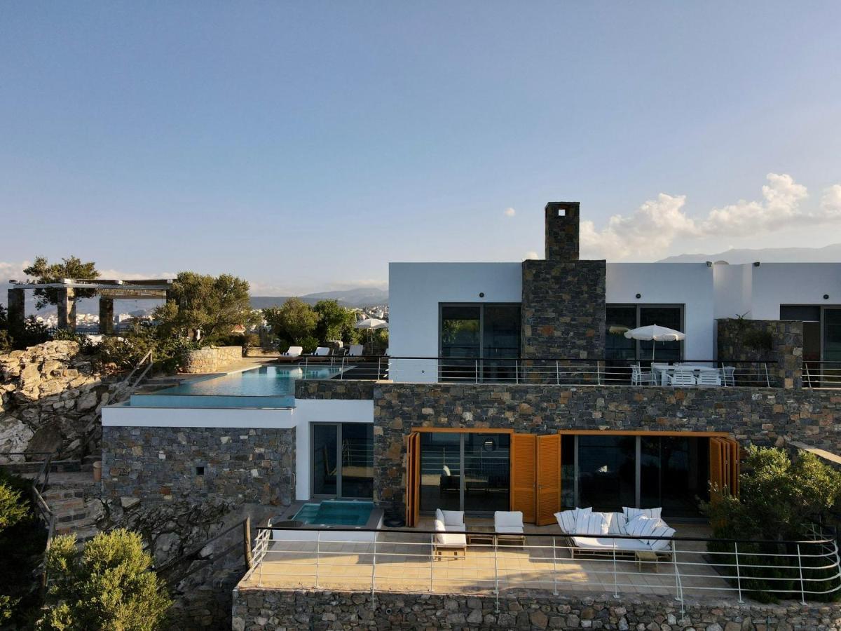 Villa Aiolos: Above The Sea, Within Agios Nikolaos Exteriér fotografie