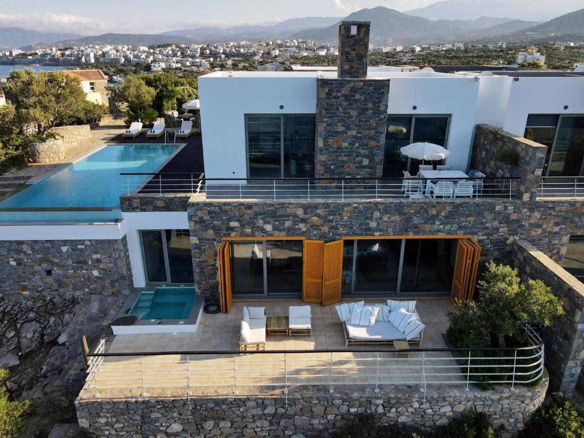 Villa Aiolos: Above The Sea, Within Agios Nikolaos Exteriér fotografie