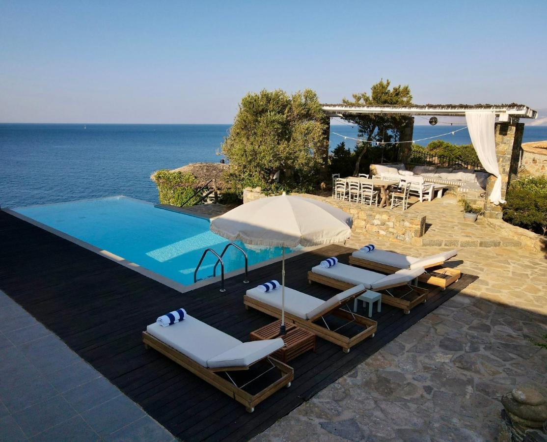 Villa Aiolos: Above The Sea, Within Agios Nikolaos Exteriér fotografie